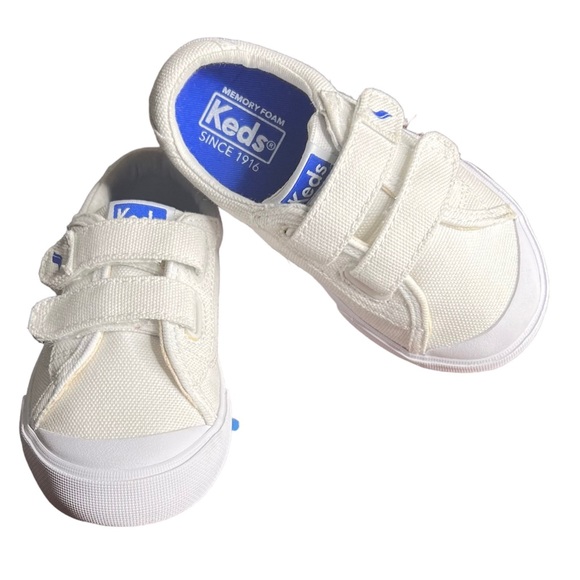 Keds Other - KEDS White Crew Kick Sneakers Size 7W